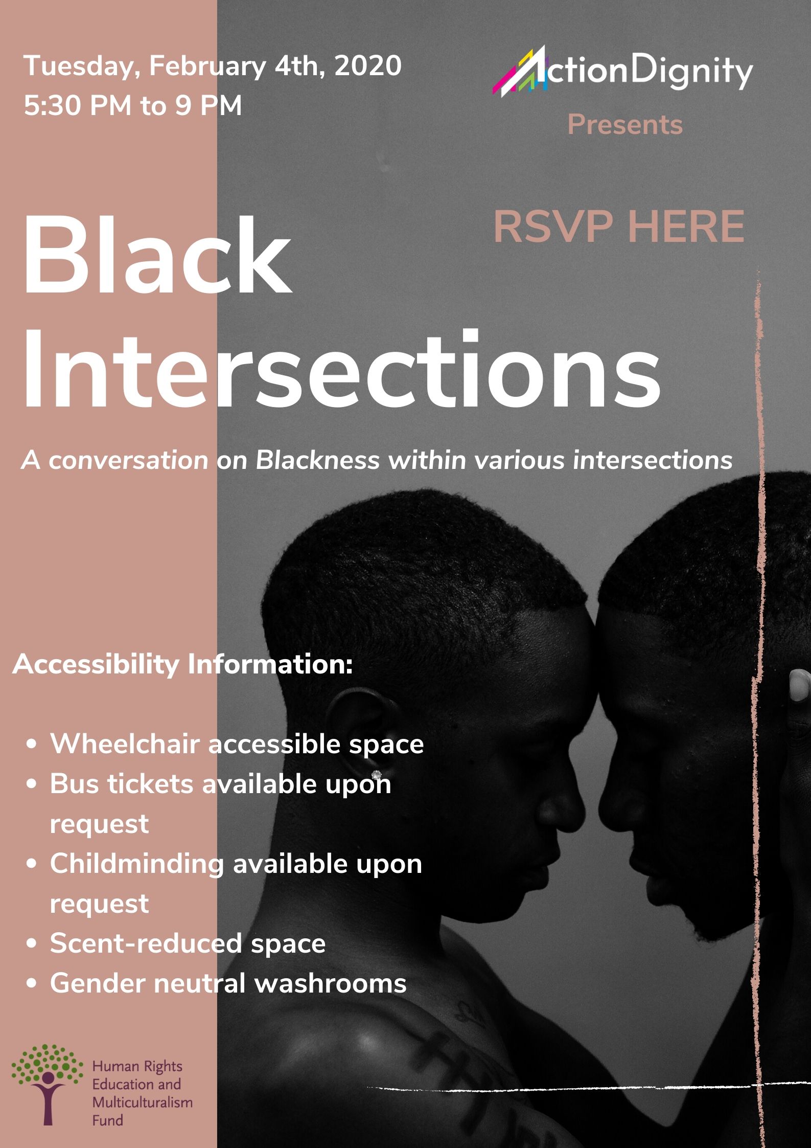 Black Intersections Poster V. 1