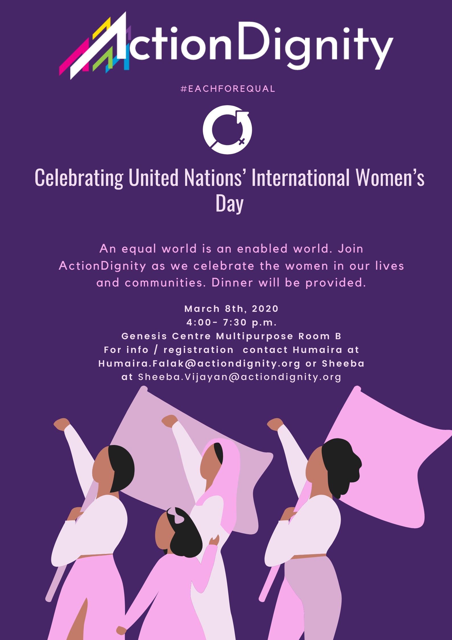 Celebrating United Nations’ International Women’s Day ActionDignity