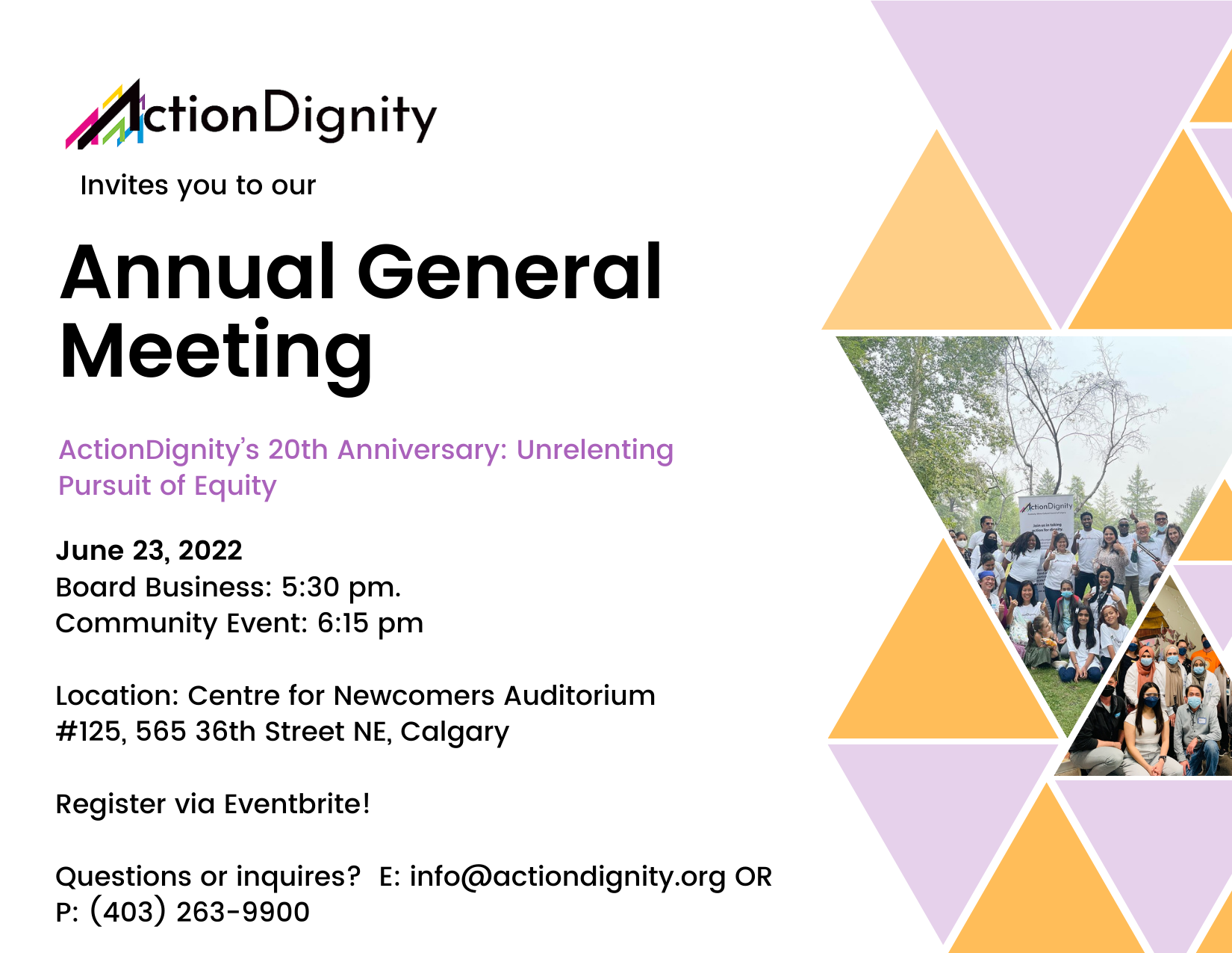 We're excited to announce that during our Annual General Meeting