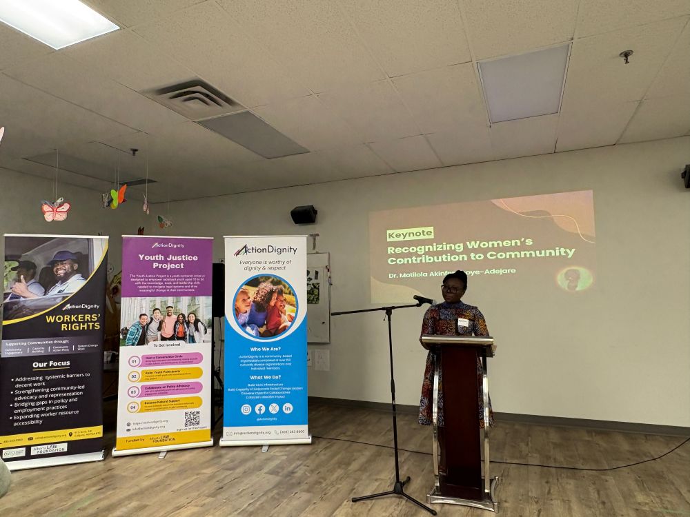 Keynote from Dr. Motilola Akinfemisoye-Adejare of the Unviersity of Calgary