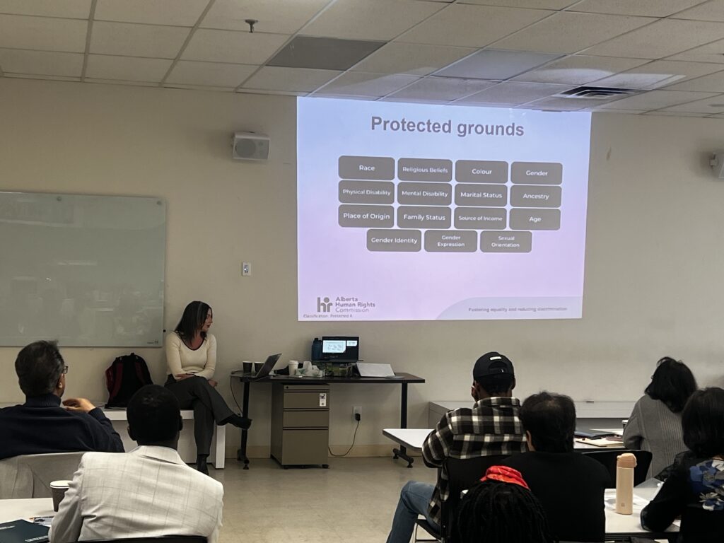 Legal Rights Education facilitated by Alberta Human Rights Commission